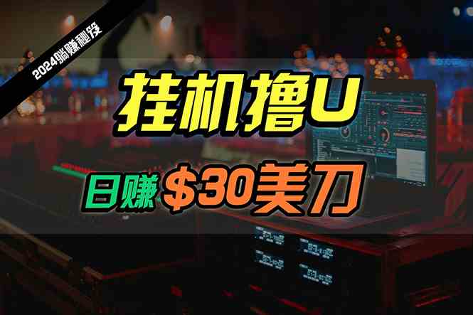 2024最新海外挂机撸U内部项目，全程无人值守，日赚30美刀，可批量放大-微众资源