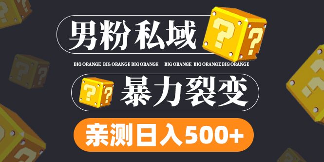 (6677)男粉项目，一个作品变现1000+，新渠道新玩法，一部手机实现月入过万-微众资源