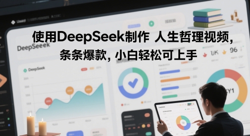 使用DeepSeek制作人生哲理视频，条条爆款，小白轻松可上手-微众资源