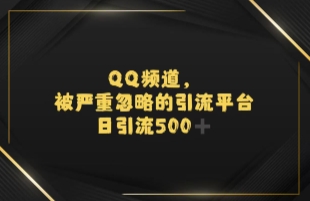 引流蓝海QQ频道，日引500+创业粉-微众资源