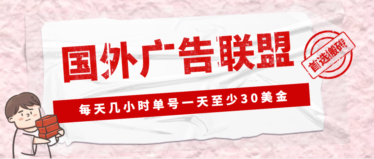 外面收费1980最新国外LEAD广告联盟搬砖项目，单号一天至少30美金(详细教程)-微众资源