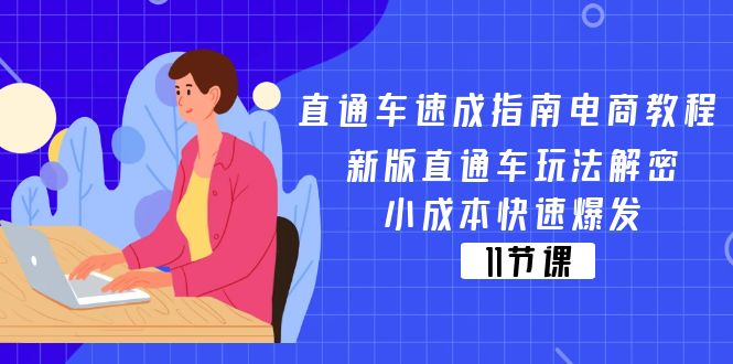 直通车 速成指南电商教程：新版直通车玩法解密，小成本快速爆发（11节）-微众资源