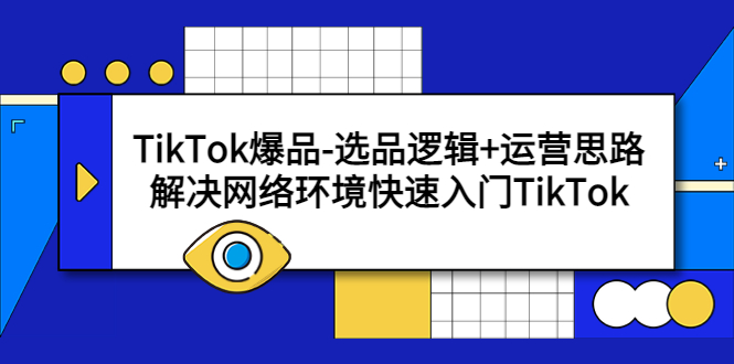 TikTok爆品-选品逻辑+运营思路：解决网络环境快速入门TikTok-微众资源