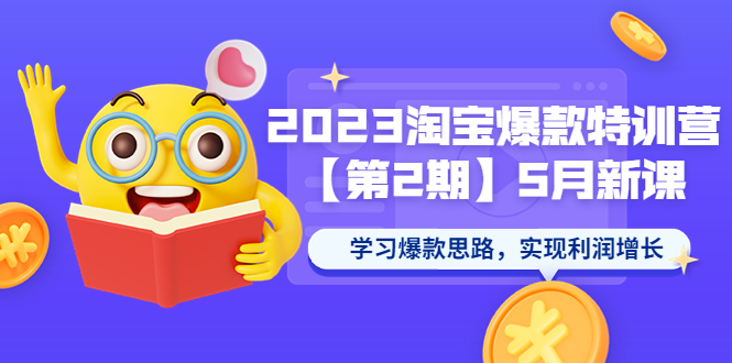 2023淘宝爆款特训营【第2期】5月新课 学习爆款思路，实现利润增长-微众资源