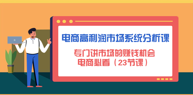 电商高利润市场系统分析课：专门讲市场的赚钱机会，电商必看（23节课）-微众资源