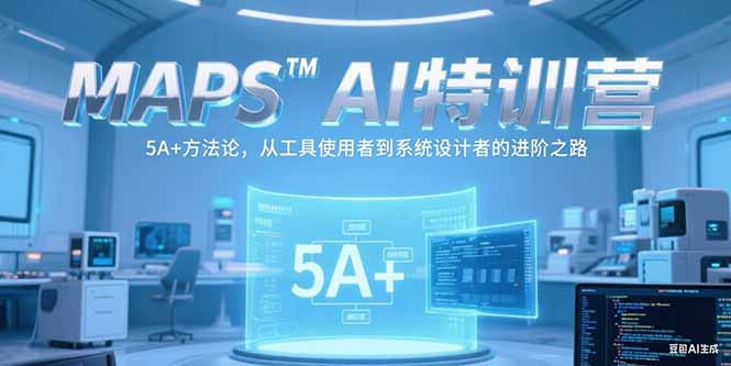 MAPSAI特训营，掌握 5A+方法论，从工具使用者到系统设计者的进阶之路-微众资源