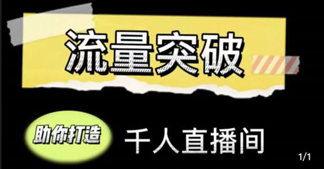 直播运营实战视频课，助你打造千人直播间（14节视频课）-微众资源