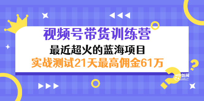 外面收899【视频号带货训练营】最近超火：实测21天最高佣金61W(7月4日更新)-微众资源