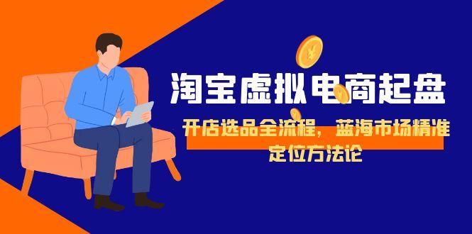 淘宝虚拟电商起盘，开店选品全流程，蓝海市场精准定位方法论-微众资源