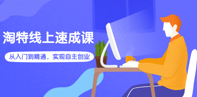 淘特线上速成课：从入门到精通，实现自主创业-微众资源