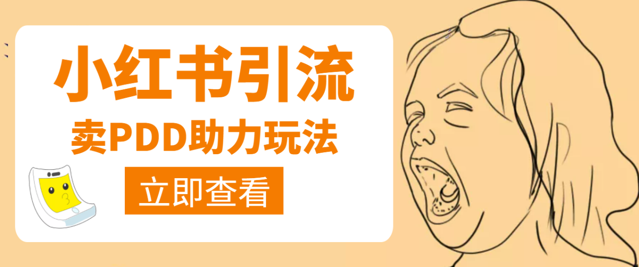 利用小红书卖拼多多助力，日赚100+，顺便还能引个流【视频课程】-微众资源