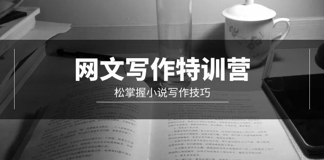 网文-写作特训营，松掌握小说写作技巧（20节视频课）-微众资源