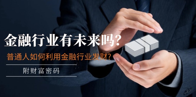某付费文章：金融行业有未来吗？普通人如何利用金融行业发财?(附财富密码)-微众资源