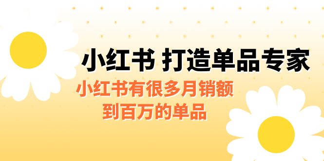 某公众号付费文章《小红书 打造单品专家》小红书有很多月销额到百万的单品-微众资源