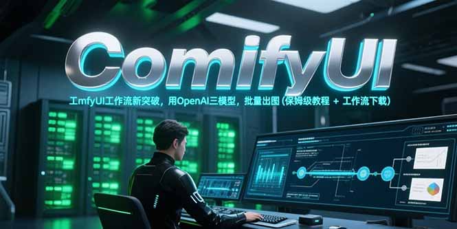 ComfyUI工作流新突破，用OpenAI三模型，批量出图(保姆级教程+工作流下载)-微众资源