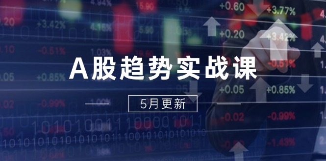 A股趋势实战课：主力动向+政策红利，2025全年策略5月更新-微众资源
