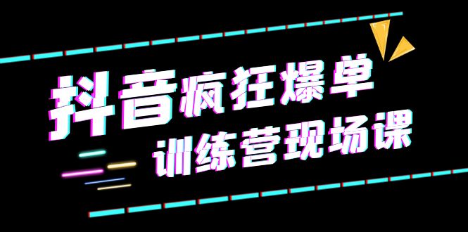 抖音短视频疯狂-爆单训练营现场课（新）直播带货+实战案例-微众资源