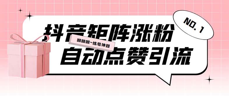 外面收费3988斗音矩阵涨粉挂机项目，自动化操作【软件+视频教程】-微众资源