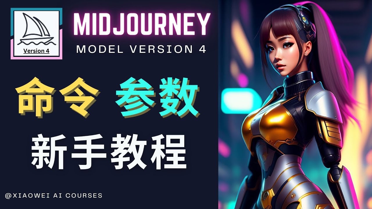 Midjourney新手入门教程，轻松创作顶级图像，命令参数-新手教程-微众资源