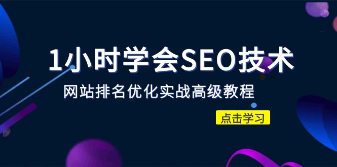 1小时学会SEO技术 网站排名优化实战高级教程-秒杀市面95%收费几千的SEO教程-微众资源
