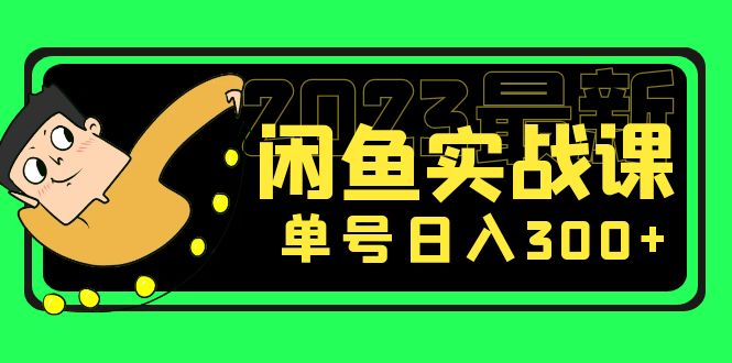 花599买的闲鱼项目：2023最新闲鱼实战课，单号日入300+（7节课）-微众资源