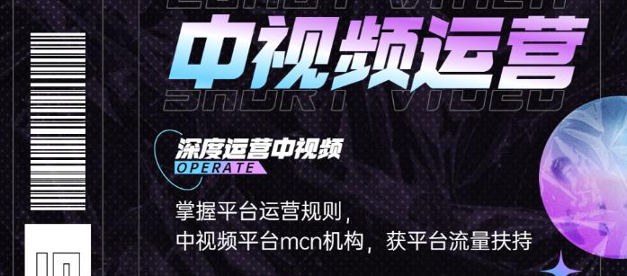0基础5天学会中视频创作，深度运营中视频，掌握平台运营规则（价值599元）-微众资源