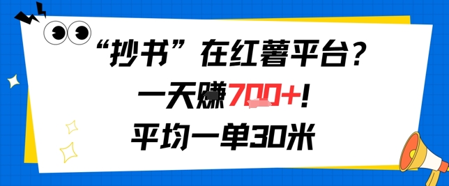 抄书在红薯平台？一天挣几张，平均一单30米，有手就行，新手小白不二之选！-微众资源