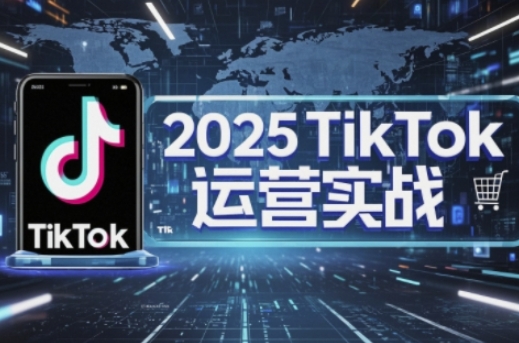 2025TikTok电商运营，掌握TikTok店铺运营核心技巧，实现低成本高转化-微众资源