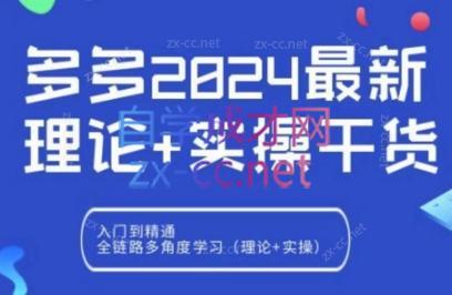 拼多多2024最新规则理论结合实际的干货-微众资源