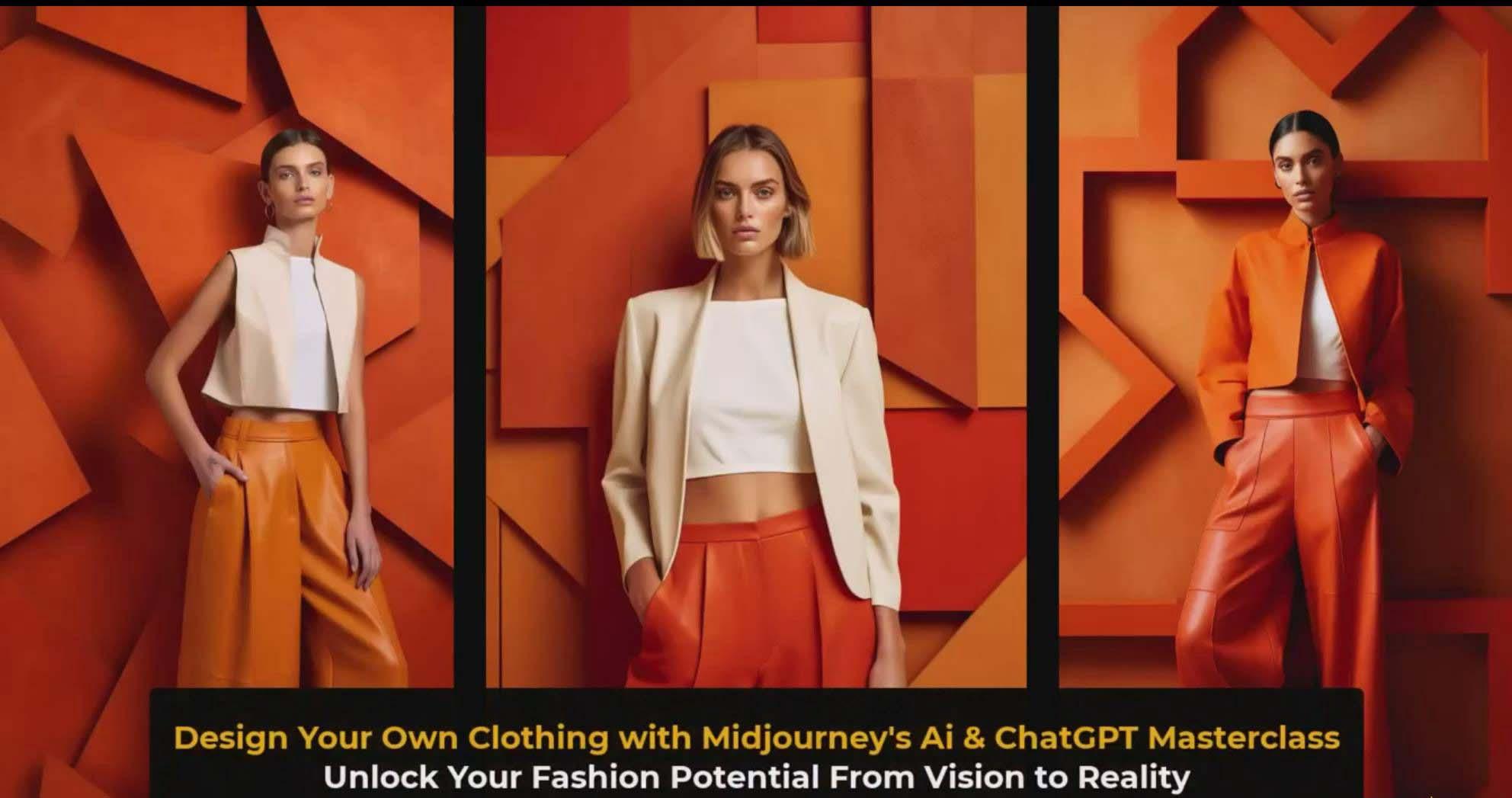 图片[3]-利用 Midjourneys Ai 人工智能设计自己的服装AI大师班-10节课-中英字幕-超级会员网