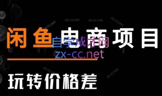 亿创繁星·闲鱼电商项目(玩转价格差)-微众资源