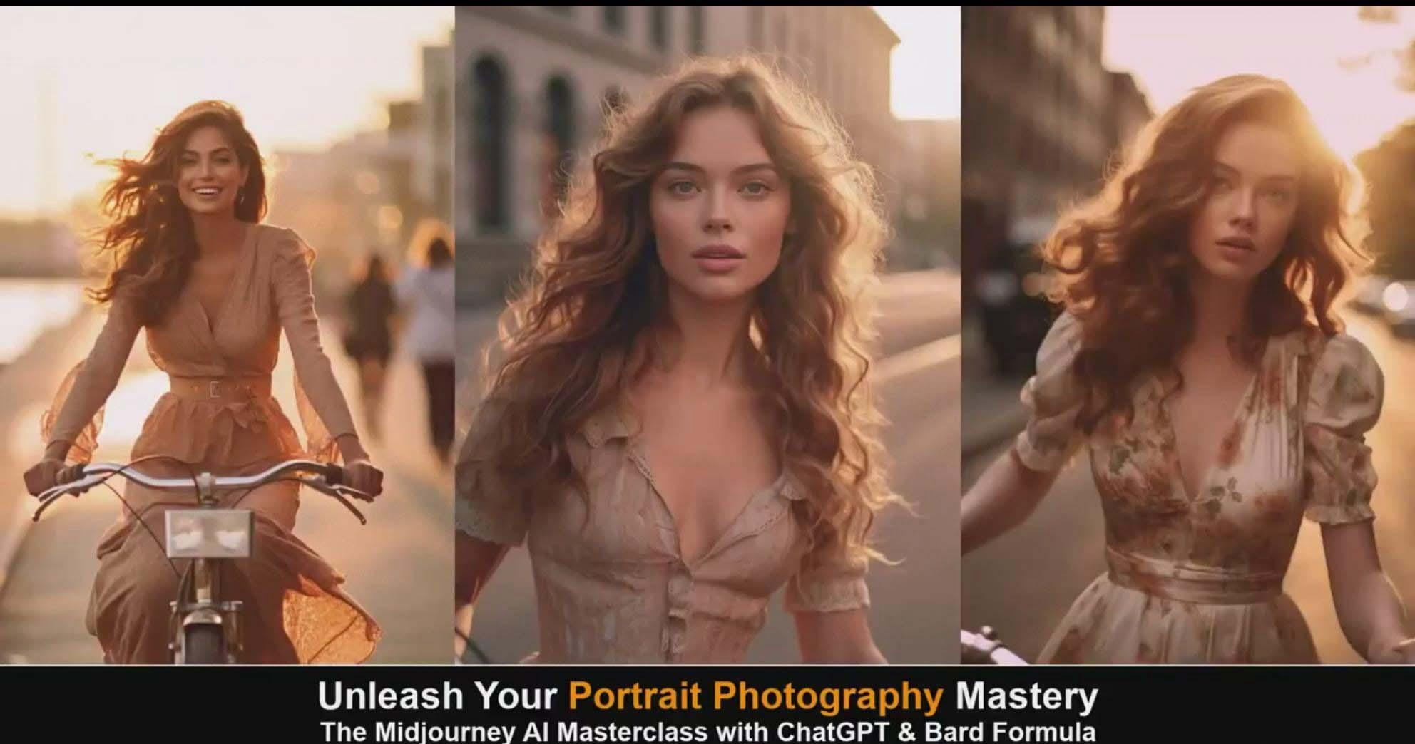 图片[4]-(9312期)Midjourney v5 ChatGPT 和 Bard AI人工智能人像摄影大师班-15节-中英字幕-超级会员网