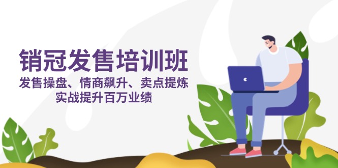 销冠 发售培训班：发售 操盘+情商 飙升+卖点 提炼，实战提升百万业绩-微众资源