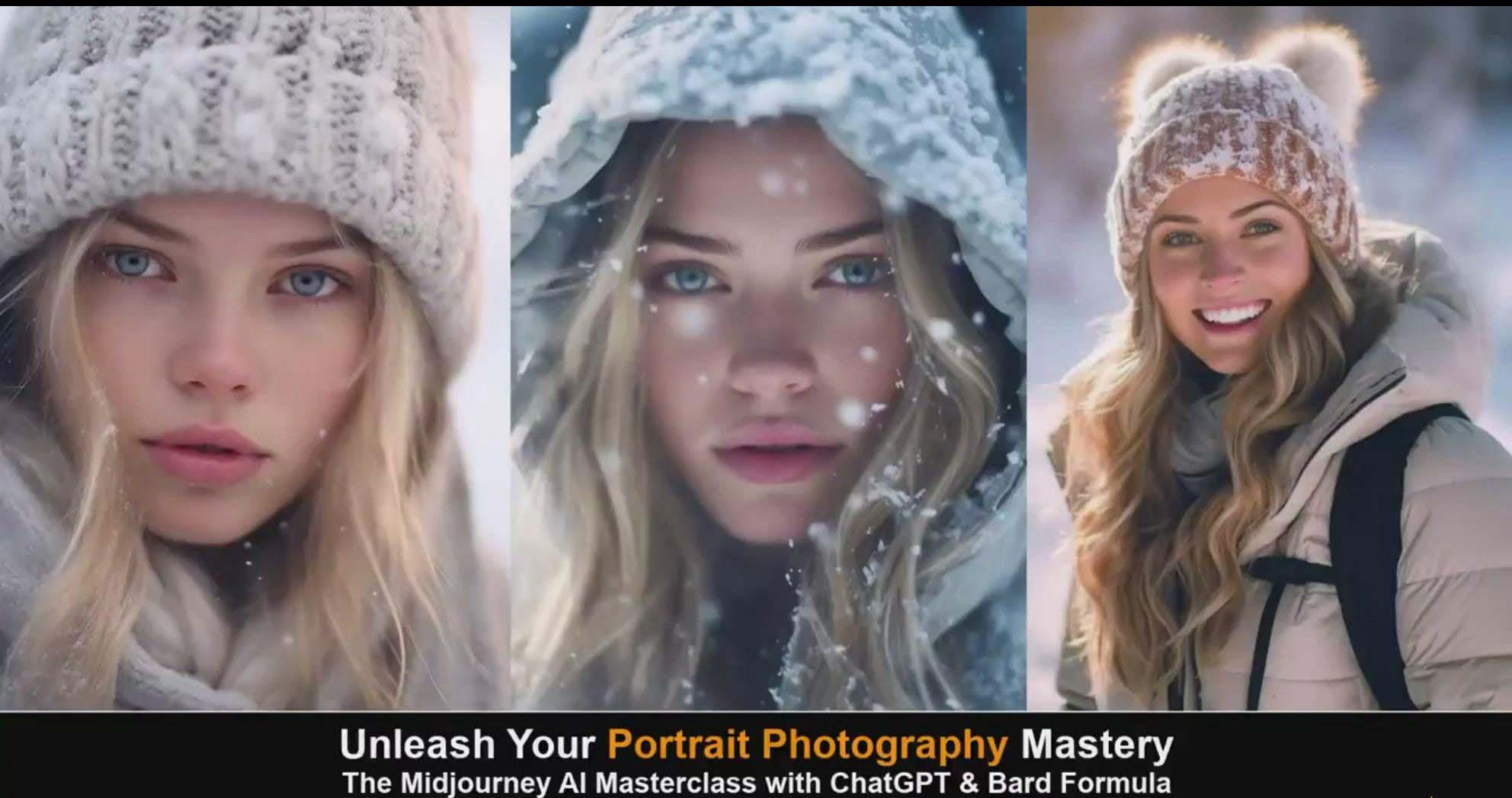 图片[5]-(9312期)Midjourney v5 ChatGPT 和 Bard AI人工智能人像摄影大师班-15节-中英字幕-超级会员网