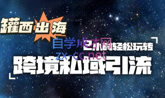 罐西老师·零基础学会跨境私域引流-微众资源