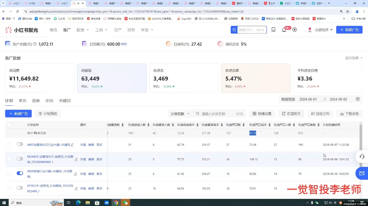 李老师·小红书运营投流，0基础实战教学-微众资源