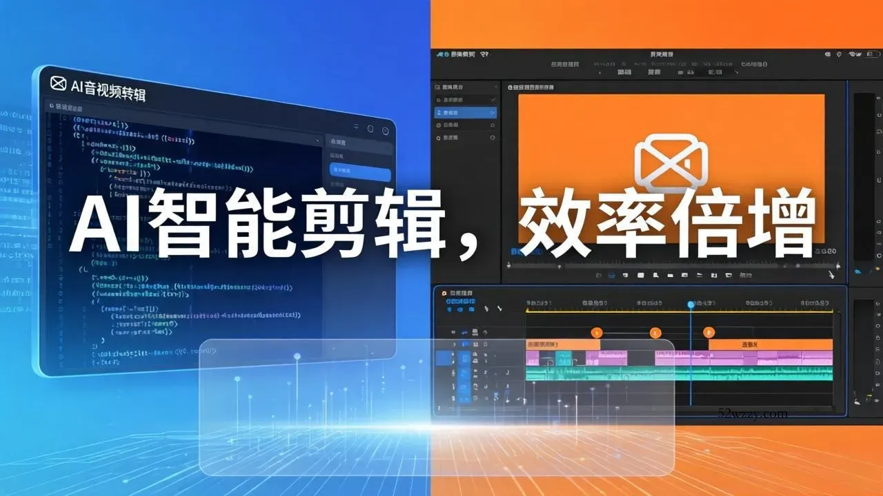 AI剪辑入门到精通实战：千问音视频转写+AI筛选文案+剪映精剪，一套SOP让你剪视频效率翻10倍-微众资源