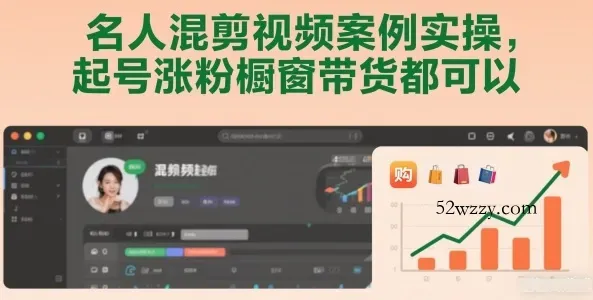 名人混剪视频案例实操，起号涨粉橱窗带货都可以-微众资源