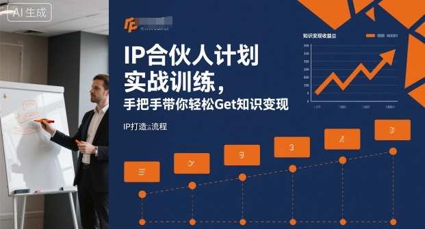 IP合伙人计划实战训练，手把手带你轻松Get知识变现-微众资源