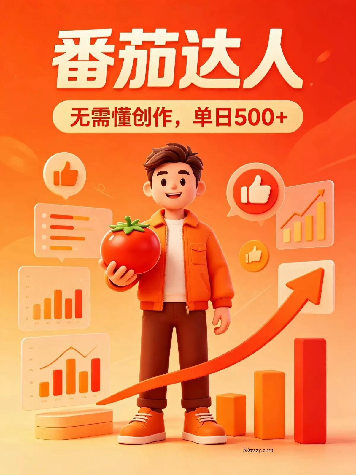番茄小说达人全自动变现，普通人轻松日入500+-微众资源