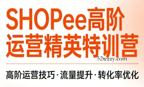 梦凡老师·Shopee虾皮高阶运营课程(更新5月)-微众资源