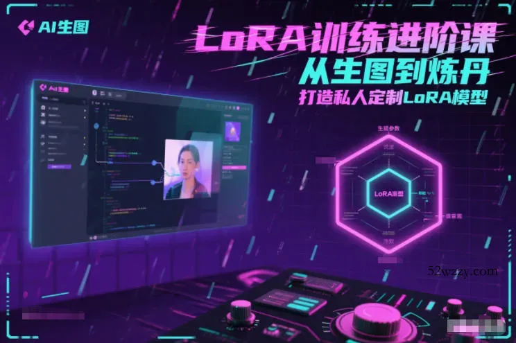 LoRA训练进阶课，从生图到炼丹，打造私人定制LoRA模型-微众资源