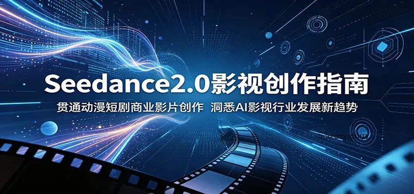 Seedance2.0影视创作指南：贯通动漫短剧商业影片创作，洞悉AI影视行业发展新趋势-微众资源