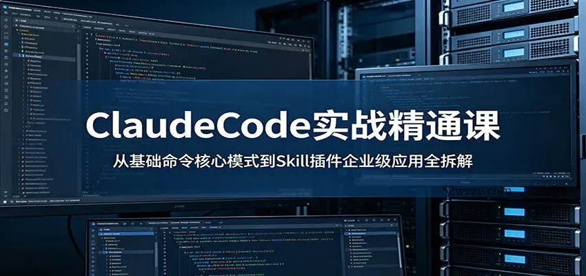 ClaudeCode实战精通课：从基础命令核心模式到Skill插件企业级应用全拆解-微众资源