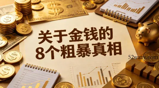某公众号付费文章：关于金钱的8个粗暴真相-微众资源