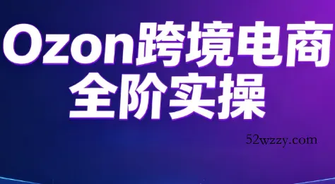 Ozon跨境电商全阶实操课程-微众资源