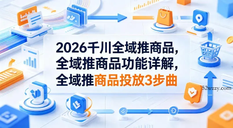 2026千川全域推商品，全域推商品功能详解，全域推商品投放3步曲-微众资源
