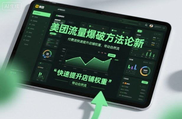 美团流量爆破方法论，付费流快速提升店铺权重，带动自然流-微众资源