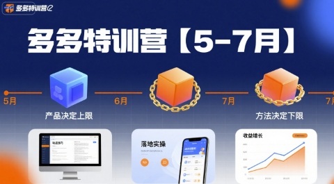 多多特训营【5-7月】产品决定上限，方法决定下限，各种玩法技巧落地实操-微众资源
