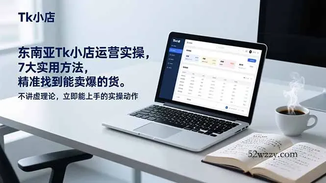 东南亚Tk小店运营实操，7大实用方法，精准找到能卖爆的货。不讲虚理论，立即能上手的实操动作-微众资源